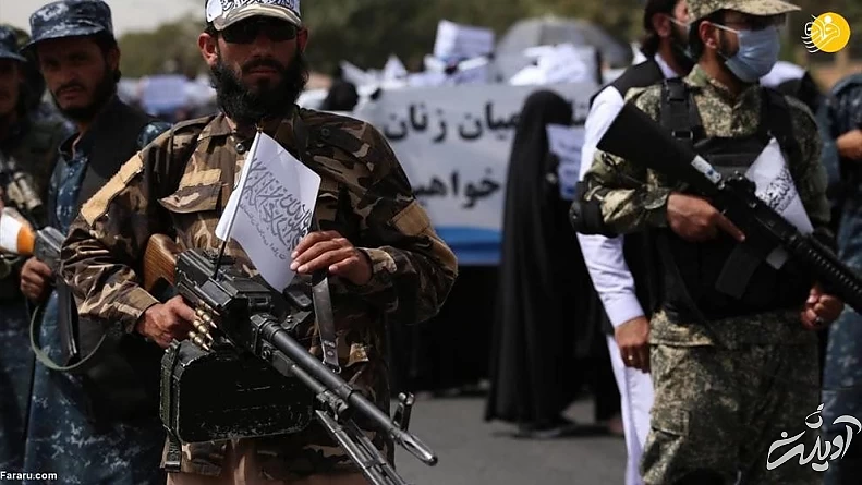 (تصاویر) تظاهرات زنان هوادار طالبان